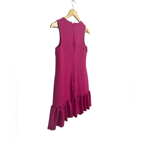 Trina Turk Magenta Fuchsia Keyhole Shift Dress Size Small Hot Pink Barbiecore - Picture 4 of 8